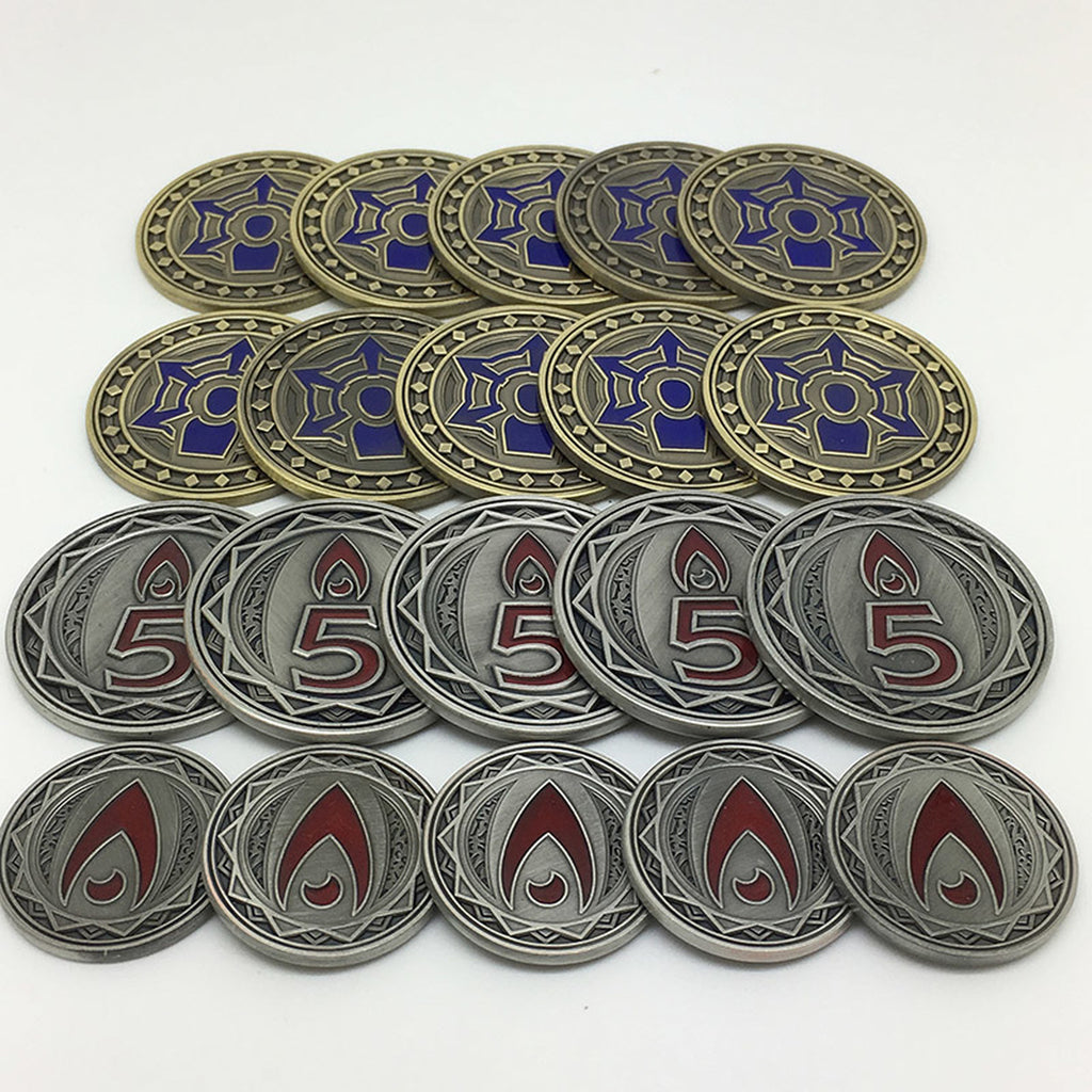 Dusk City Outlaws Metal Tokens